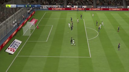 Girondins de Bordeaux - Toulouse FC sur FIFA 20 : résumé et buts (L1 - 34e journée)