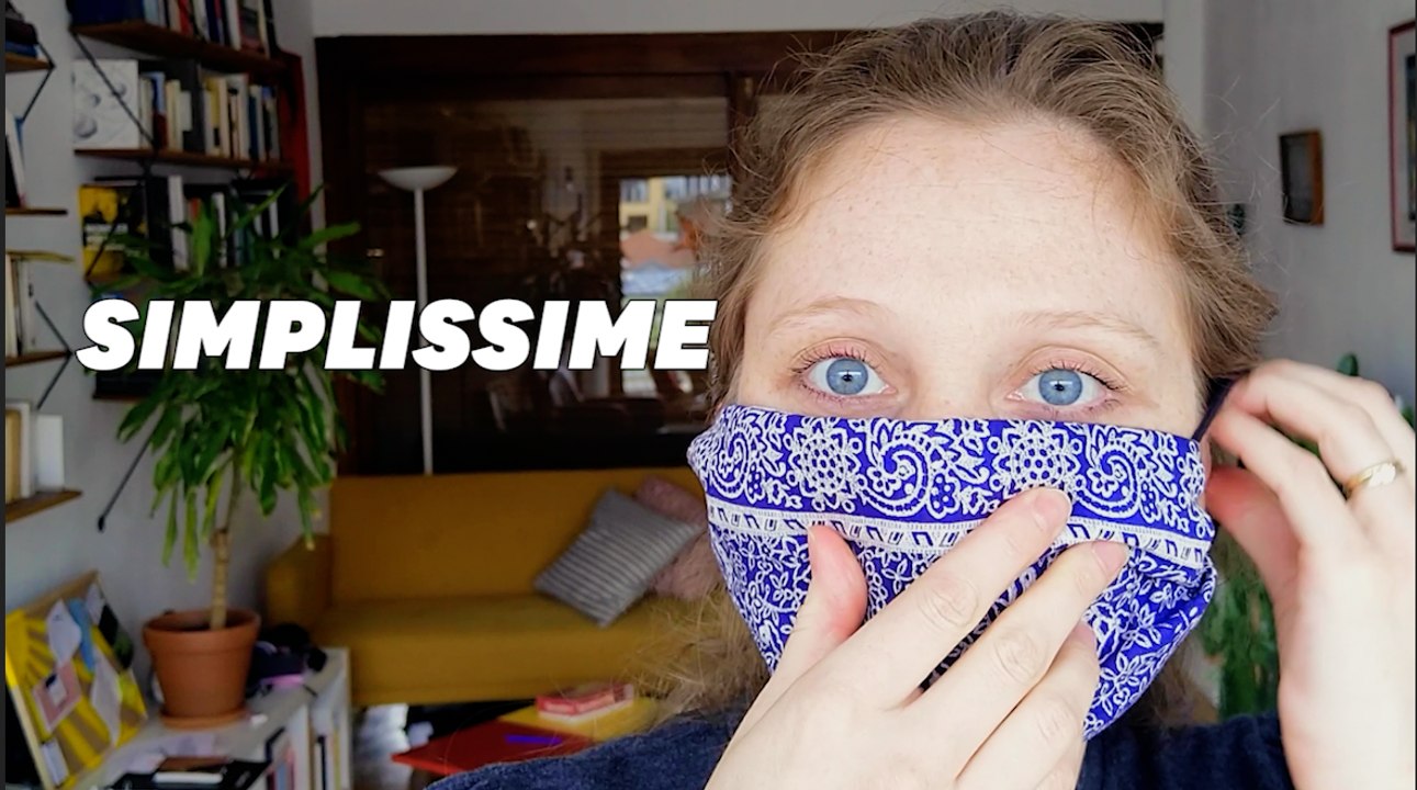 Coronavirus: votre masque avec un foulard en 1 minute - Vidéo Dailymotion