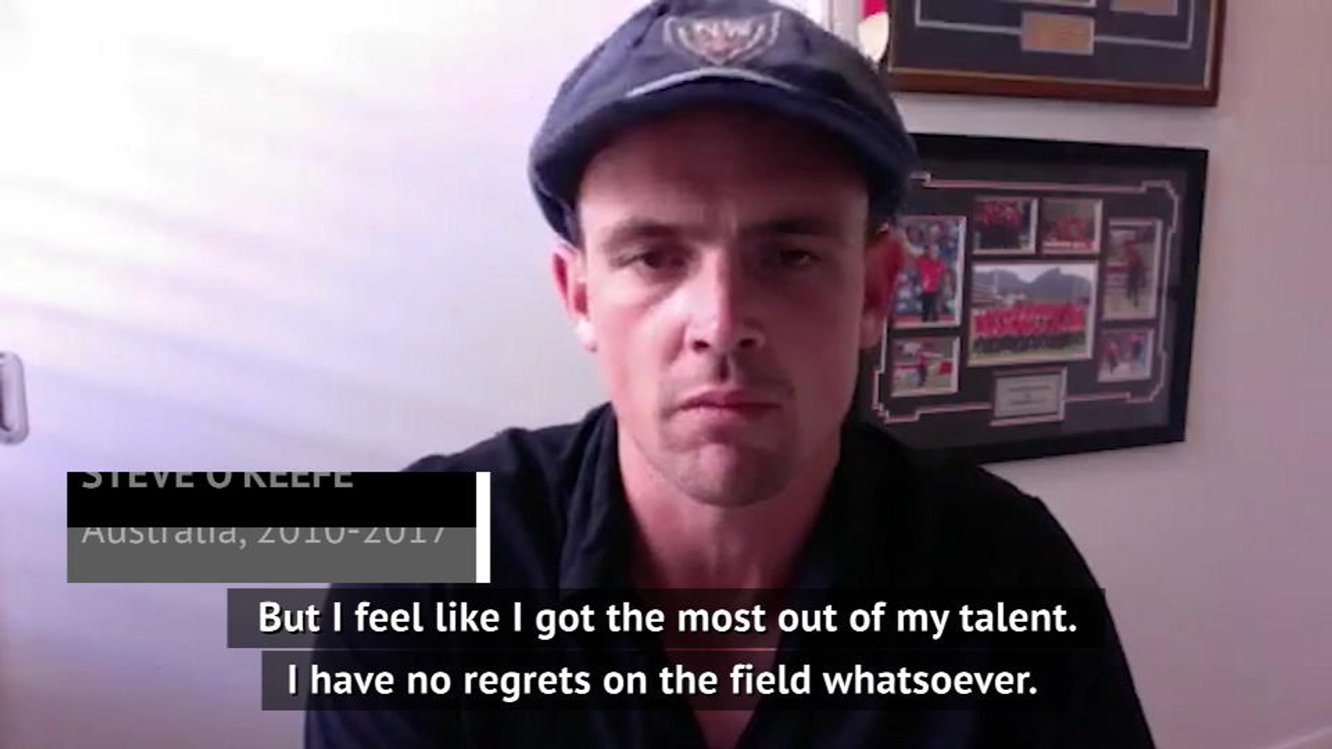 I got the most out of my talent - O'Keefe on retirement