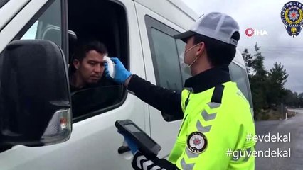 Dursunbey polisinden 'evde kal' klibi