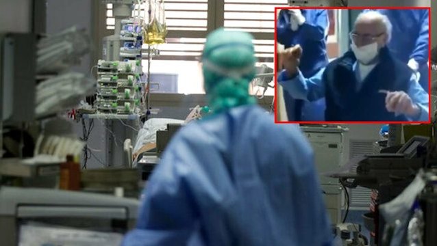 95 yaşında koronavirüsü yendi, hastaneden oynayarak çıktı