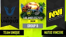 Dota2 -  Natus Vincere vs. Team Unique - Game 2 - Group B - EUCIS - ESL One Los Angeles