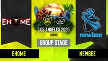 Dota2 - Newbee vs. EHOME - Game 1 - CN Lower Bracket Final - ESL One Los Angeles