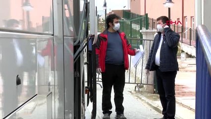 Bolu'da karantina süreleri dolan 30 kişi yurttan ayrıldı