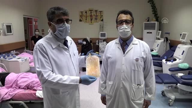 İnönü Üniversitesinde immün plazma yöntemiyle Kovid-19 tedavisi başladı