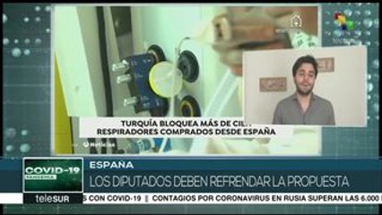 Decide gobierno español extender el estado de alarma 45 días