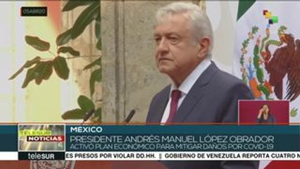 Presenta pdte. mexicano plan de recuperación de salud y económica