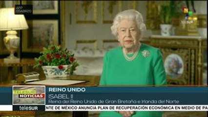 Isabel II envía mensaje de aliento a ingleses por crisis de Covid-19