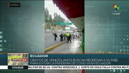 Regresan cientos de venezolanos desde Ecuador por la pandemia