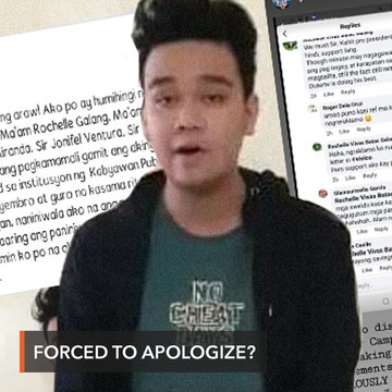 UE campus journalist 'forced' to apologize after criticizing Duterte gov't online