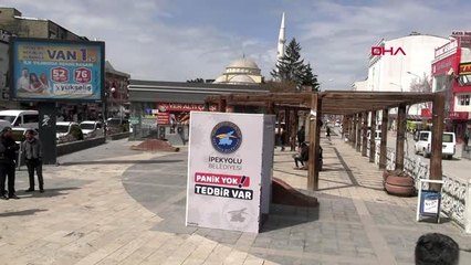 İpekyolu Belediyesi'nden yaya dezenfeksiyon tüneli