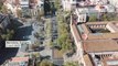 Coronavirus : les rues désertes de Barcelone vues du ciel