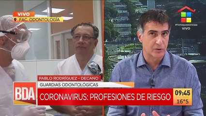 BDA | Coronavirus: ¿Cómo trabajan en las guardias odontológicas?