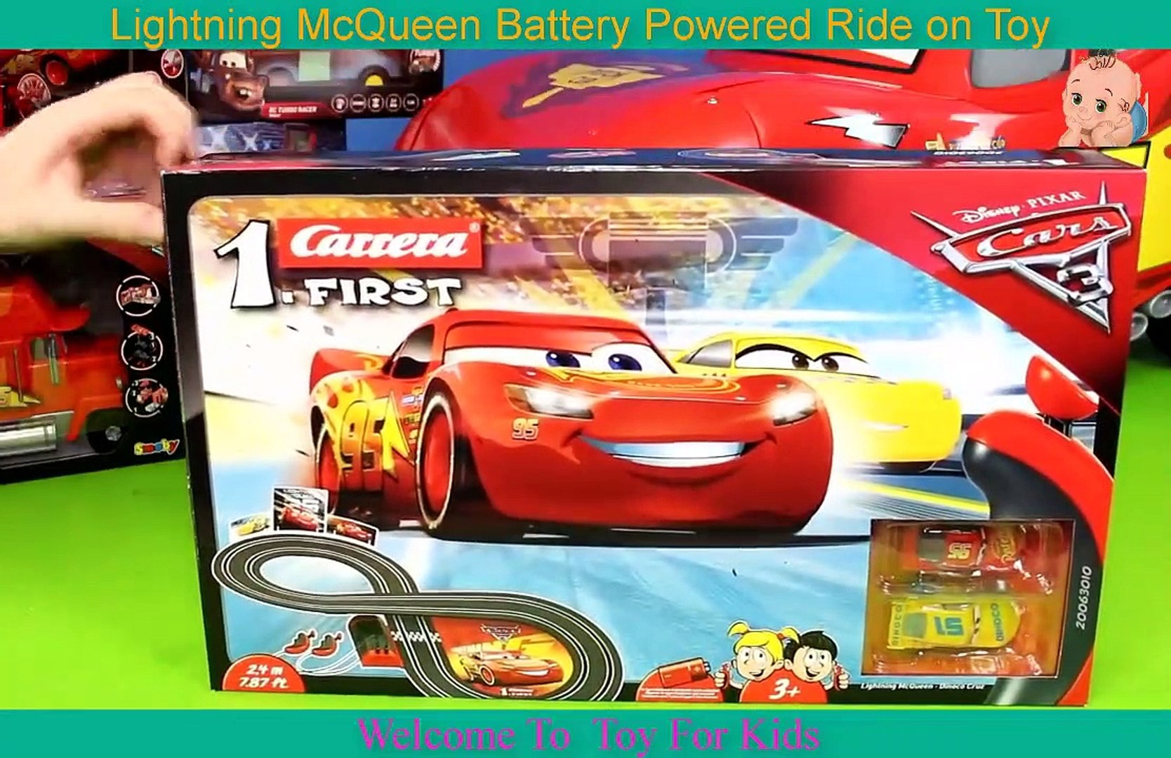 Disney Battery Operated Lightning McQueen Car