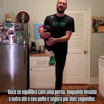 Knee Hug Drill (Portuguese Subtitles)