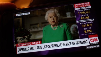 Queen Elizabeth's Speaks Out In Rare Broadcast To Thank Those Helping In The COVID-19 Outbreak