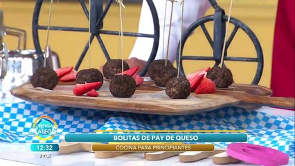 Bolitas de pay de queso con costra de galleta de chocolate. ¡No  podrás resistir! | Venga La Alegría