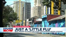 'A little flu': Brazil's Bolsonaro playing down coronavirus crisis
