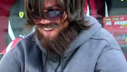 Cristiano Ronaldo surprises a kid on a Madrid's street 2015