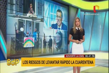 Coronavirus: OMS pide a países no apresurarse a levantar cuarentena