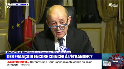 Jean-Yves Le Drian: "Nous avons pu ramener en France 148.000 Français en 15 jours"