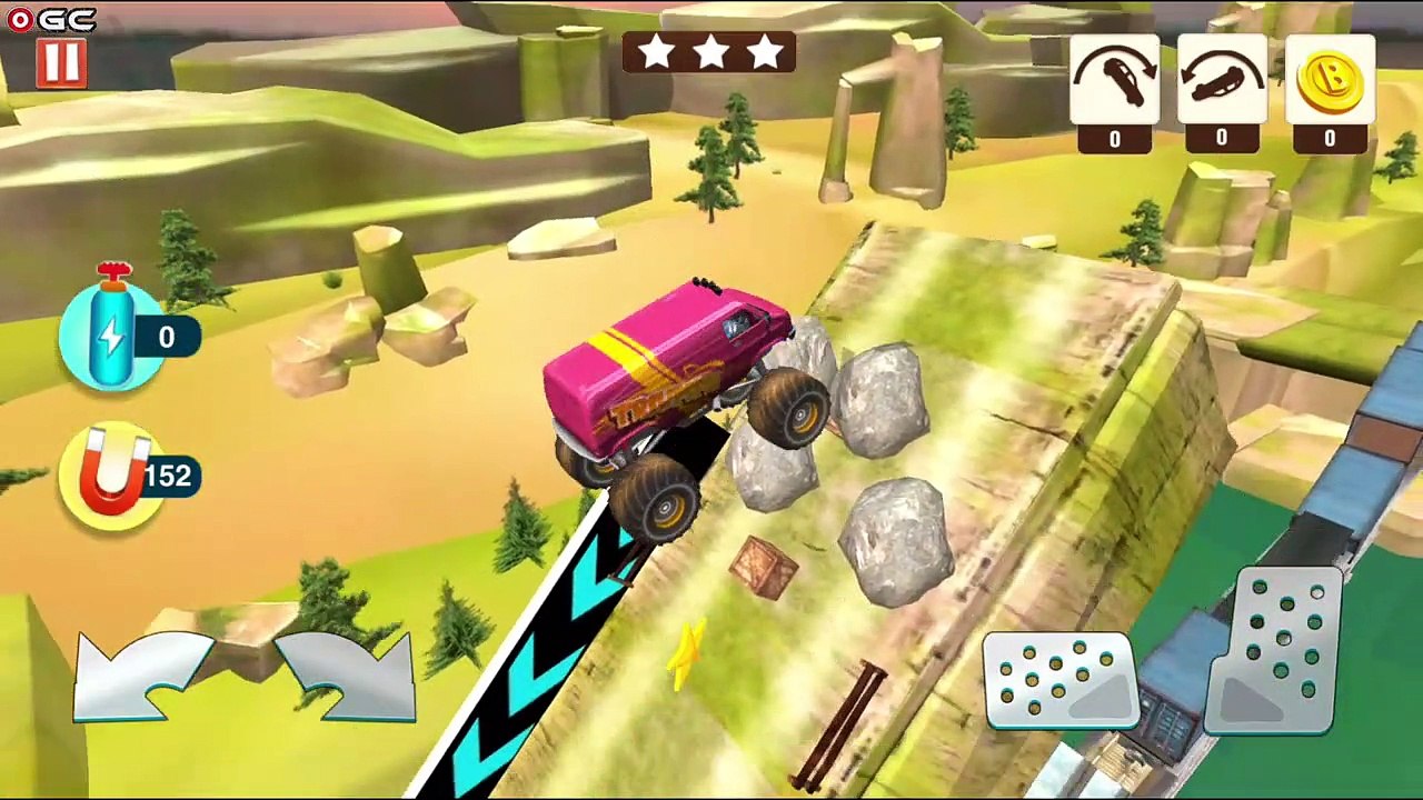 Hill Car Stunt 2020 "Forest Perish The Risk" 4x4 Monster Truck Race Game - Android GamePlay #3