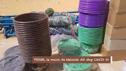 Moussa Sow, Maire de Walalde dans le Département de Podor apporte son soutien à la lutte contre le COVID 19