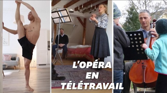 En plein confinement, les artistes de l'opéra de Leipzig dévoilent les coulisses de leurs répétitions