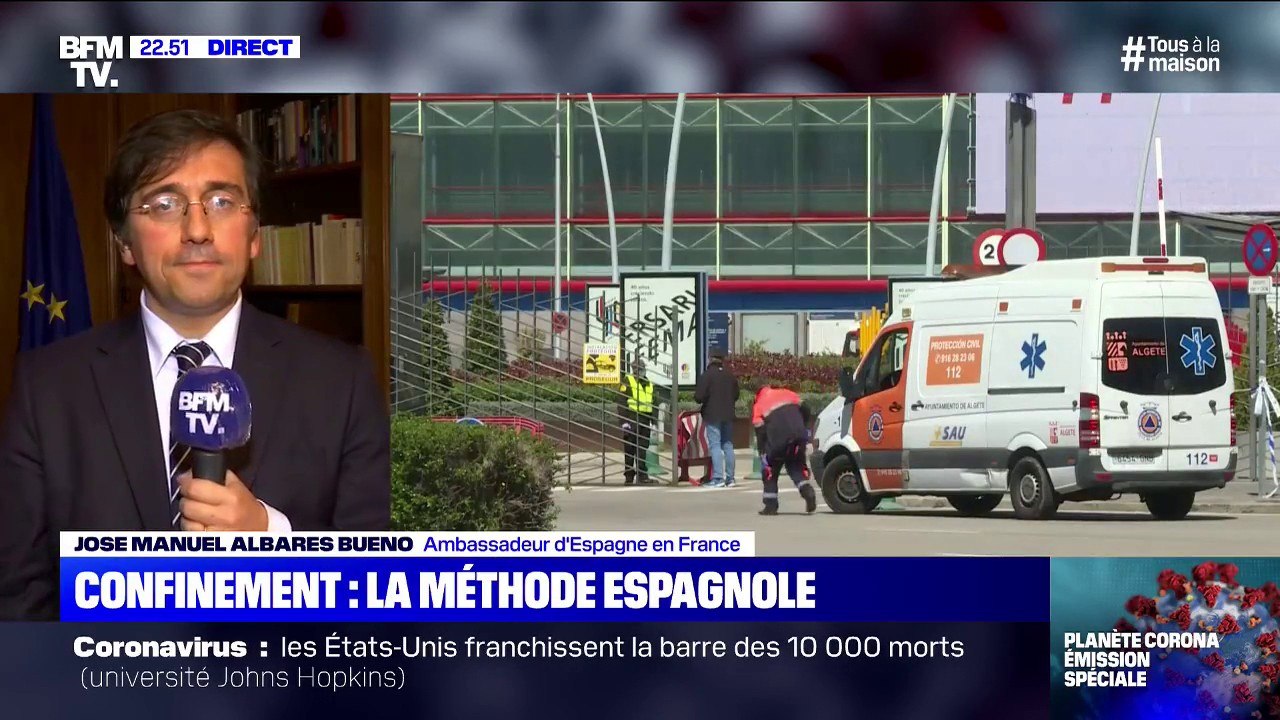 Coronavirus en Espagne: "Il semble que nous rentrions dans une phase de stabilisation", estime l'ambassadeur d'Espagne en France