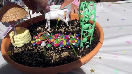 Game Desafio  Colar Adesivos no Unicórnio com   Sophia, Isabella e  Alice