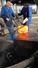 Poor peoples work hard on fire 