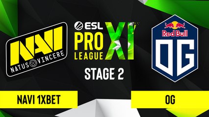 CSGO - NAVI 1XBET vs. OG [Overpass] Map 2 - ESL Pro League Season 11 - Stage 2
