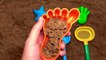 Play with Rainbow Shovels Toys and Sand Molds