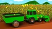 Tractor for Kids - Planting to Harvest Corn Story -  Trucks for Children