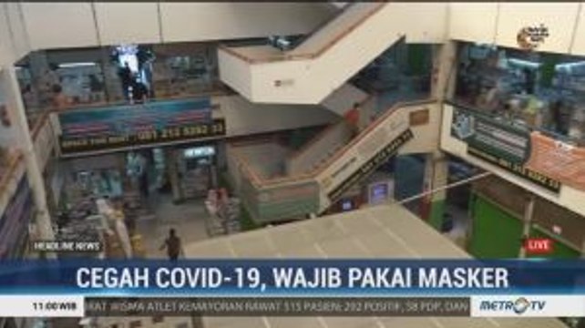 Pasar Pramuka Tak Lagi Jual Masker Bedah