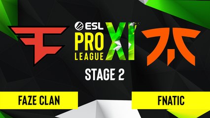 CSGO - FaZe Clan vs. Fnatic [Inferno] Map 3 - ESL Pro League Season 11 - Stage 2