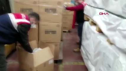 ARNAVUTKÖY'DEKİ OPERASYONDA 11 BİN FİLTRELİ MASKE ELE GEÇİRİLDİ