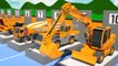 Trucks Construction Show for Kids - Excavator, Dump Truck, Bulldozer, Mixer Truck for Children