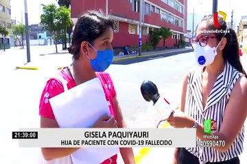Coronavirus: Familiar de fallecido denuncia falta de respirador mecánico en hospital Loayza