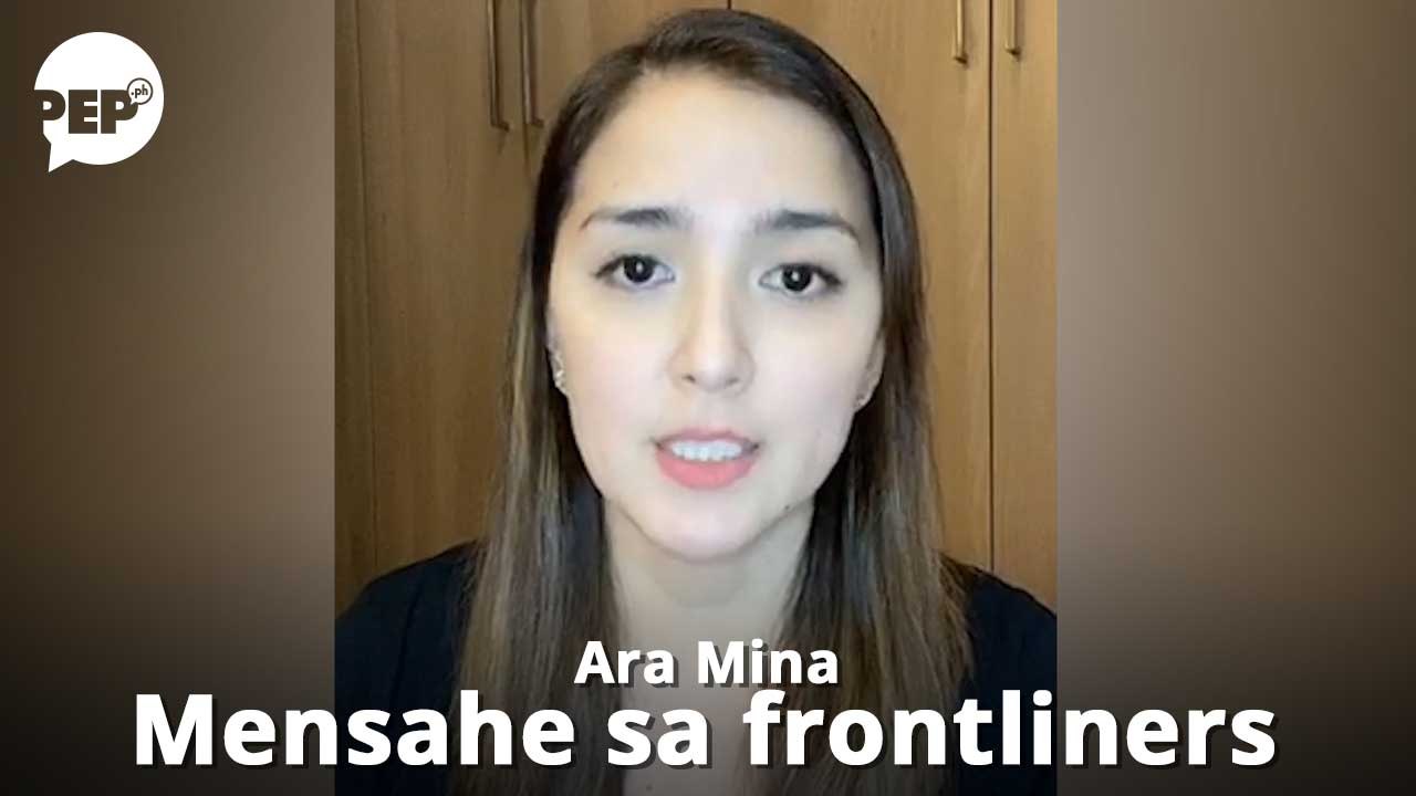 Ara Mina may mensahe sa frontliners