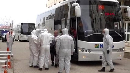 KIRIKKALE Katar'dan getirilen 166 Türk, Kırıkkale'de yurtta gözlem altına alındı
