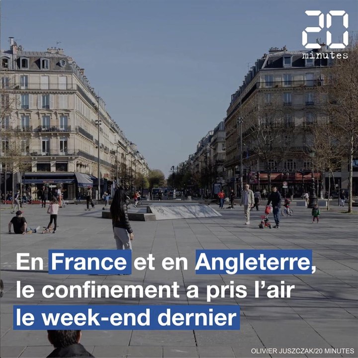 Confinement : A Paris et à Londres, des signes de relâchement le week-end dernier