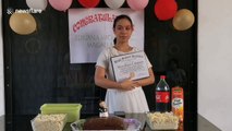 Mum organises graduation ceremony for daughter after schools closed in the Philippines due to coronavirus