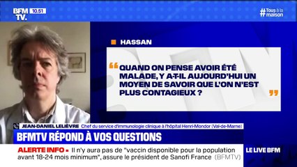 Quand on pense avoir été malade, peut-on savoir que l'on n'est plus contagieux? BFMTV répond à vos questions