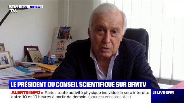 Selon le président du conseil scientifique sur le Covid-19, le confinement va durer encore plusieurs semaines (...) probablement jusqu'à début mai