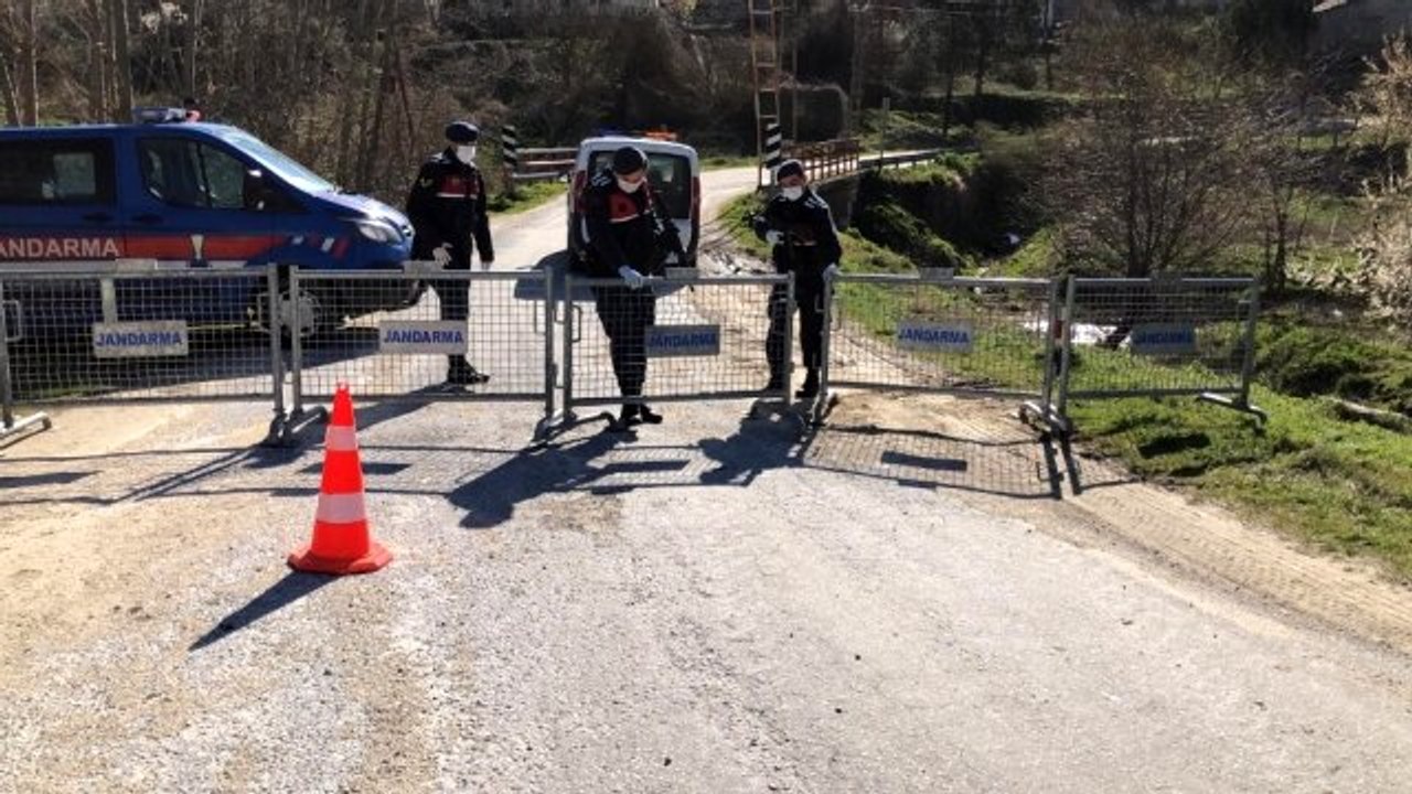 Trakya'da koronavirüs karantinasına alınan ilk köy Kurudere Köyü oldu