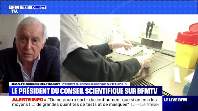 Jean-François Delfraissy: On aura des données probablement fin avril sur l'efficacité ou non de la chloroquine