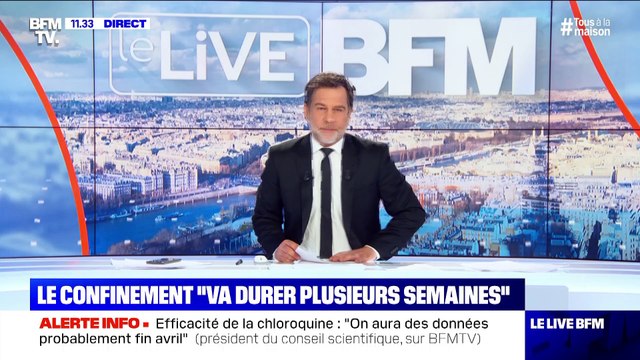 Le confinement va durer plusieurs semaines - 07/04