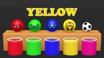 Dolls and Toys - Learn Colors with Surprise Soccer Balls - Magic Liquids for Children Toddlers