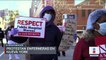 Protestan en Nueva York por falta de insumos contra Covid19